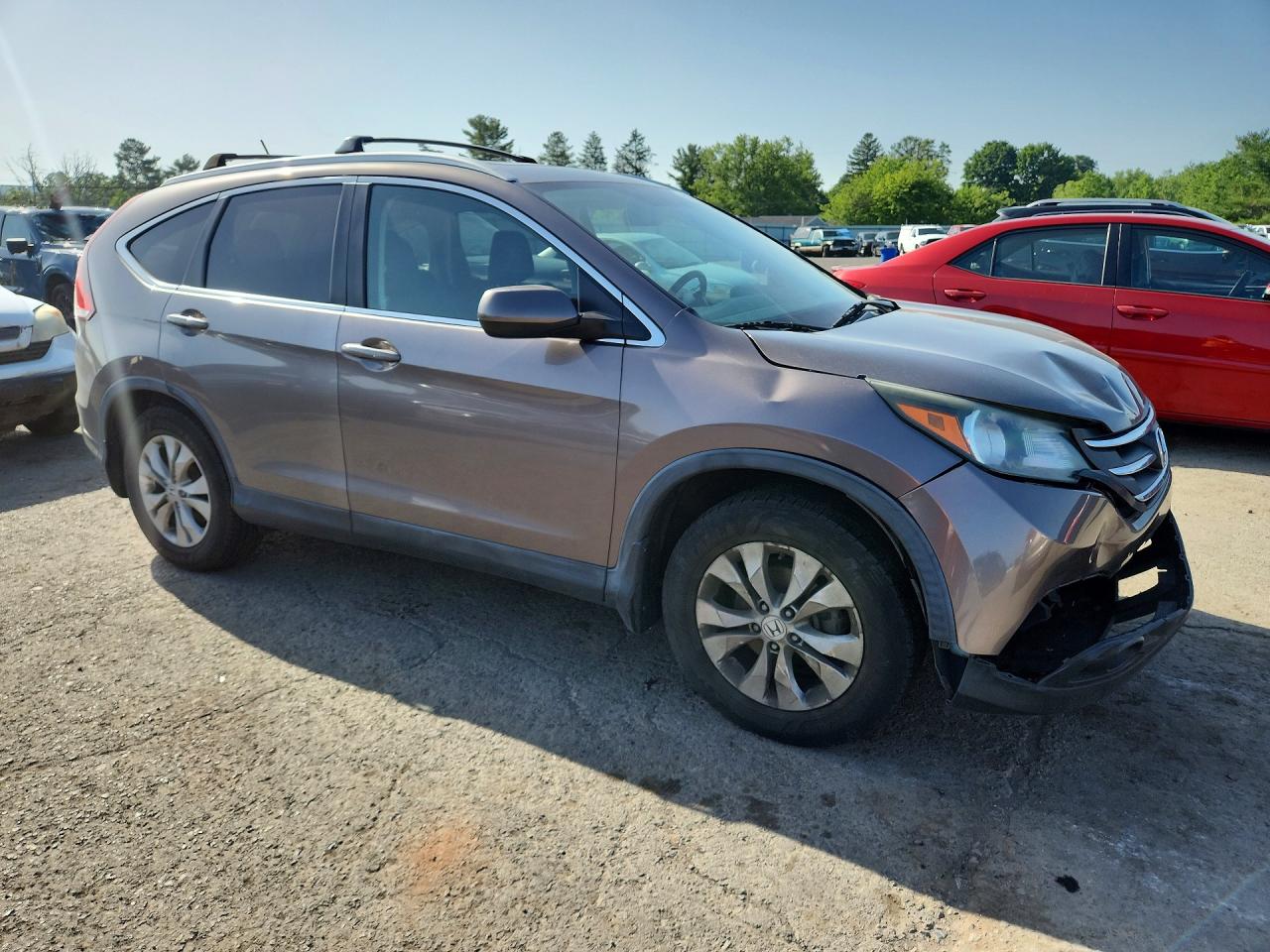 2012 Honda Cr-v Exl Gray vin: 5J6RM4H70CL019102