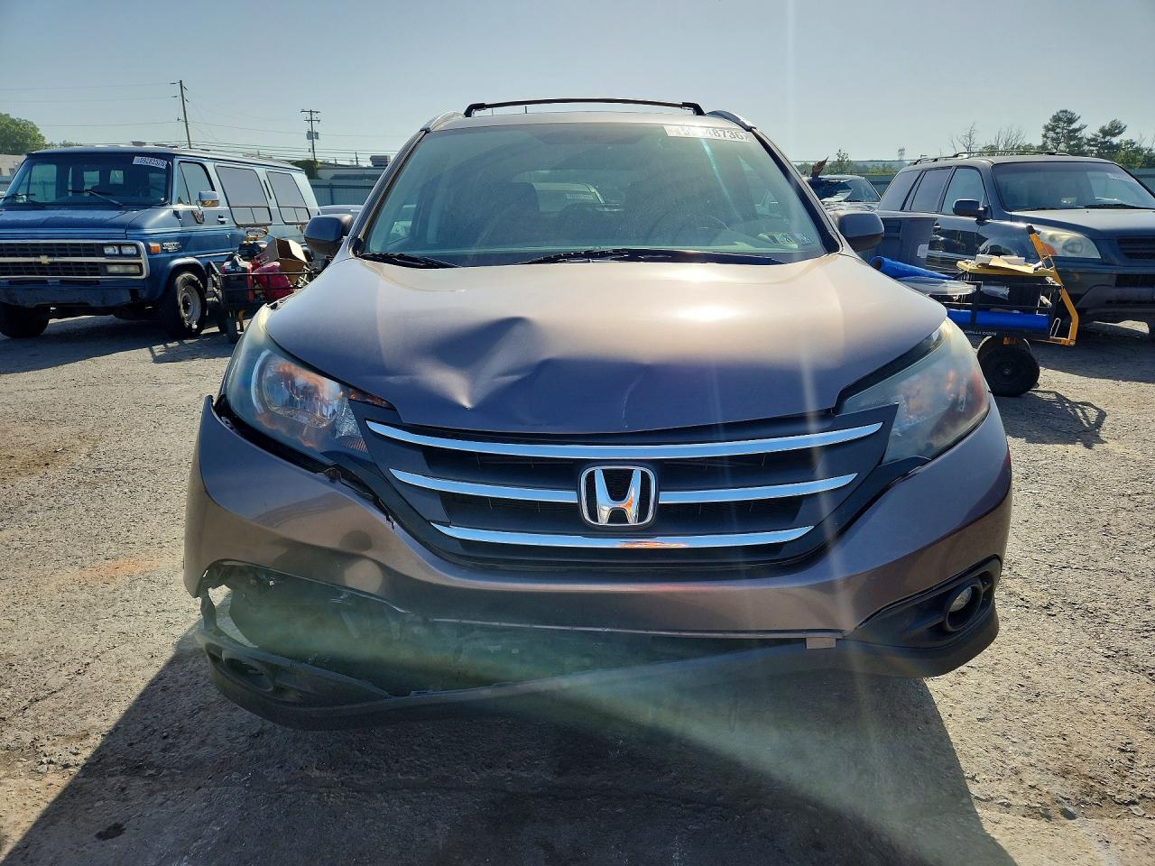 2012 Honda Cr-v Exl Gray vin: 5J6RM4H70CL019102