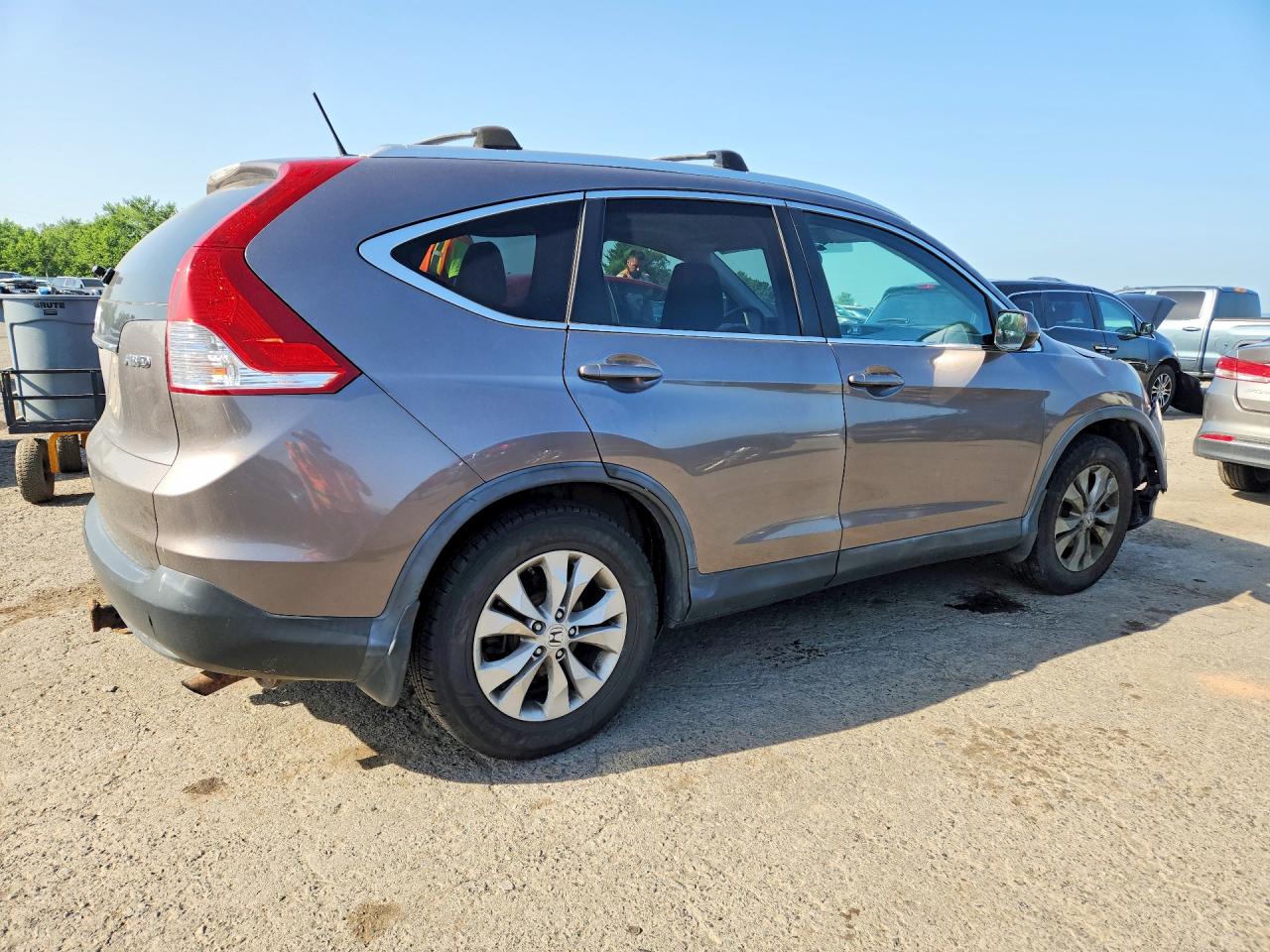 2012 Honda Cr-v Exl Gray vin: 5J6RM4H70CL019102