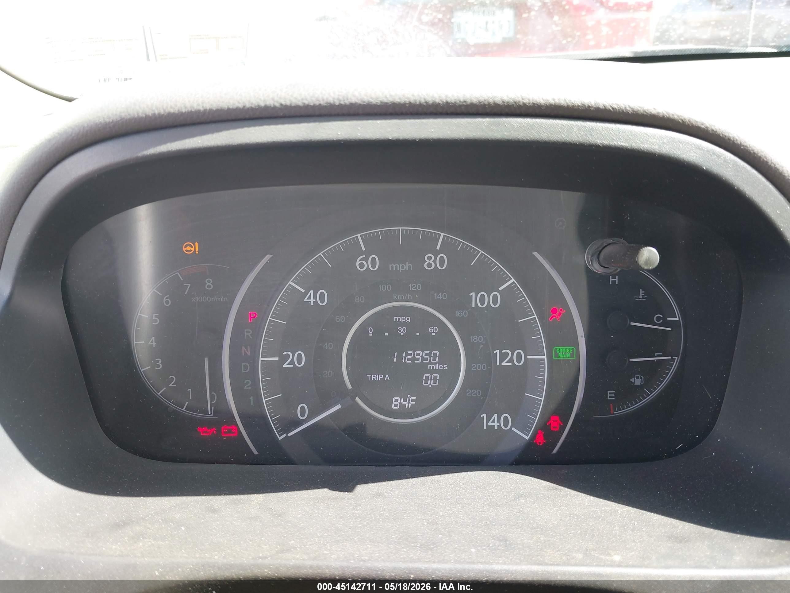 2012 Honda Cr-v Ex-l White vin: 5J6RM4H70CL019469