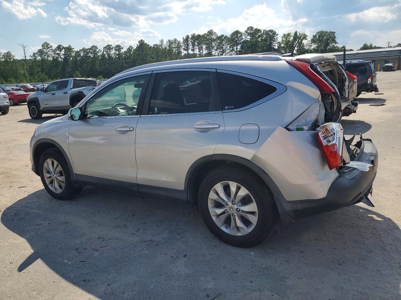 2012 Honda Cr-v Exl Silver vin: 5J6RM4H70CL020802