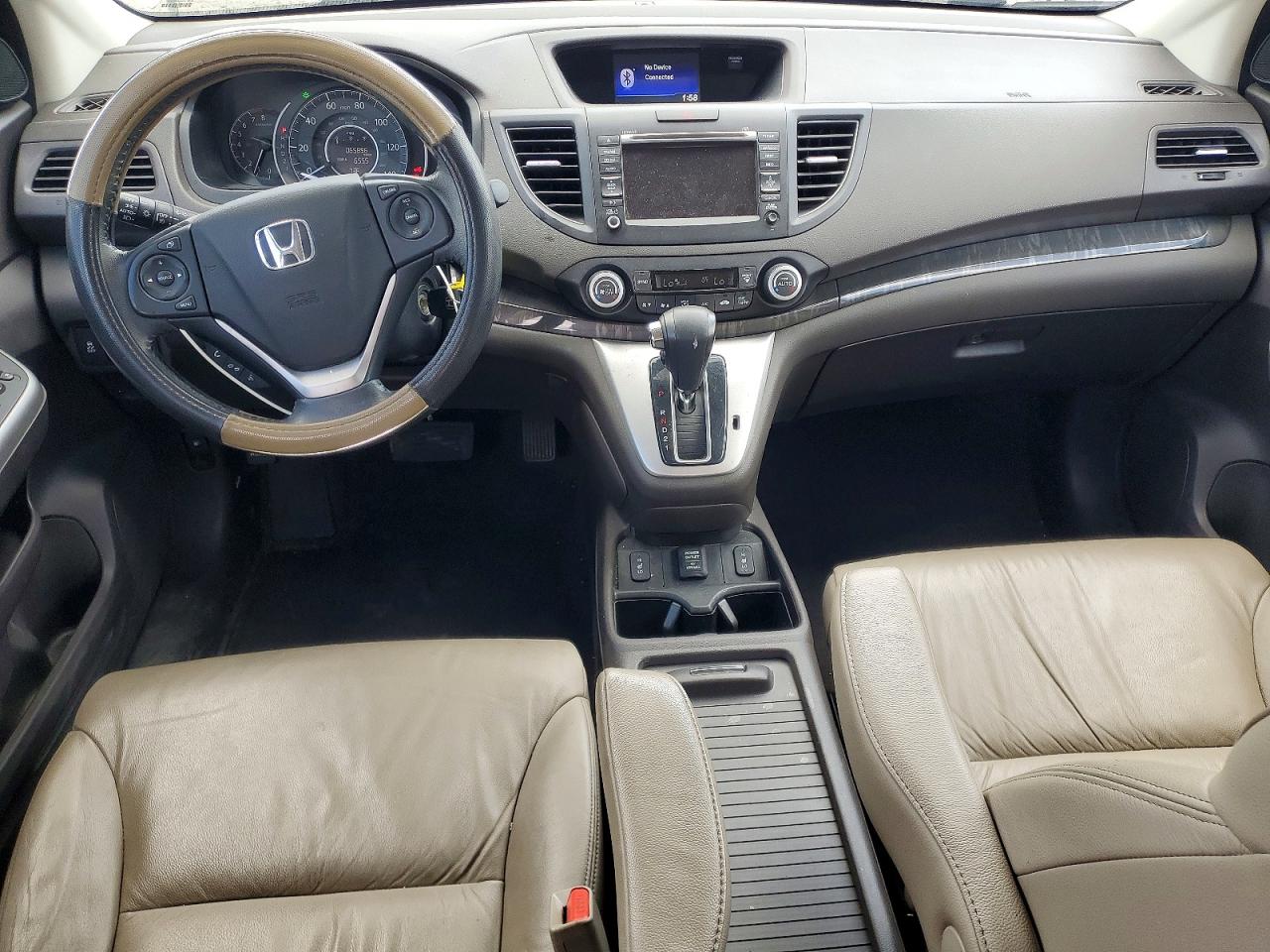 2012 Honda Cr-v Exl White vin: 5J6RM4H70CL025689