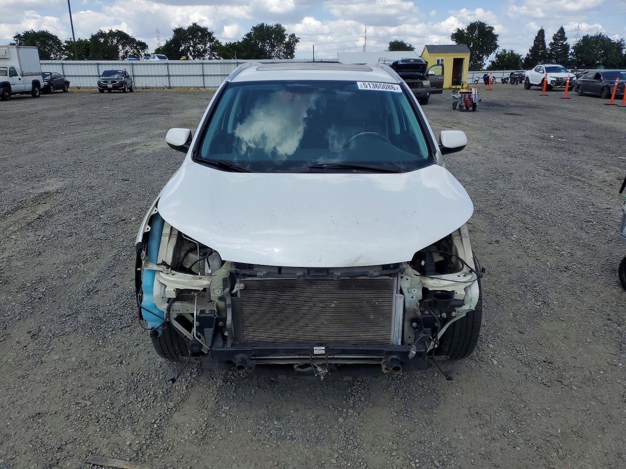 2012 Honda Cr-v Exl White vin: 5J6RM4H70CL025689