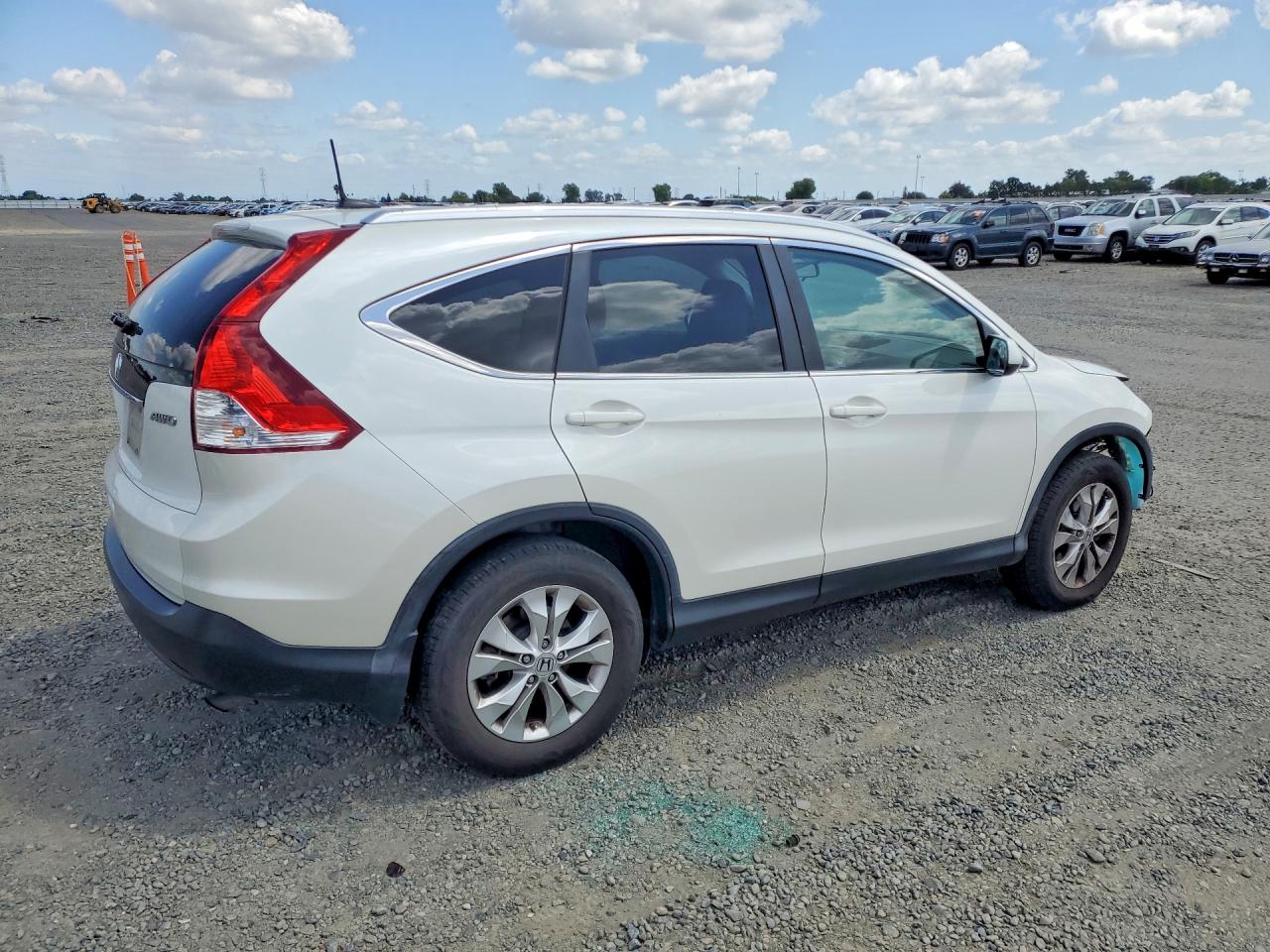 2012 Honda Cr-v Exl White vin: 5J6RM4H70CL025689