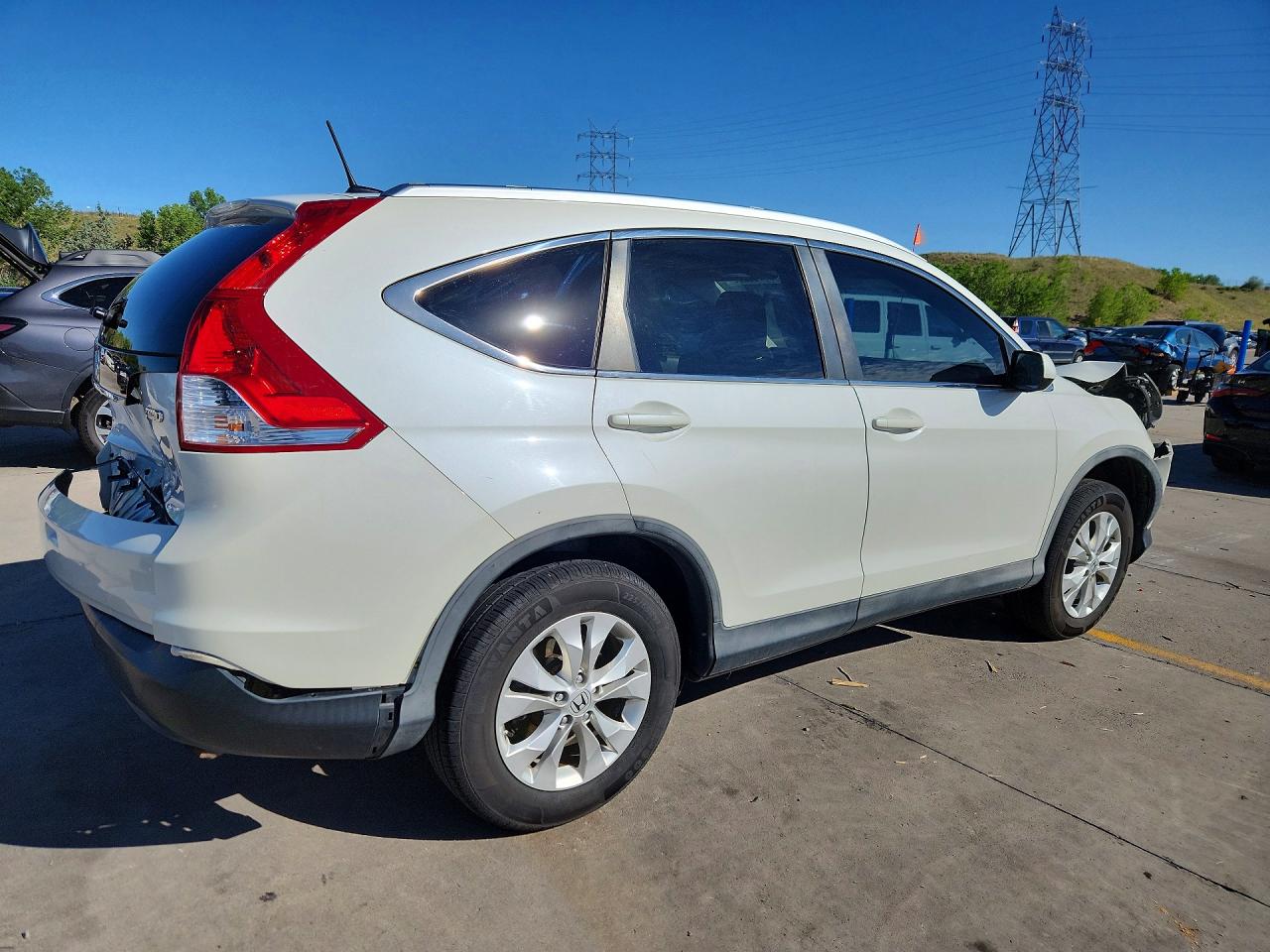 2012 Honda Cr-v Exl Белый vin: 5J6RM4H70CL039558