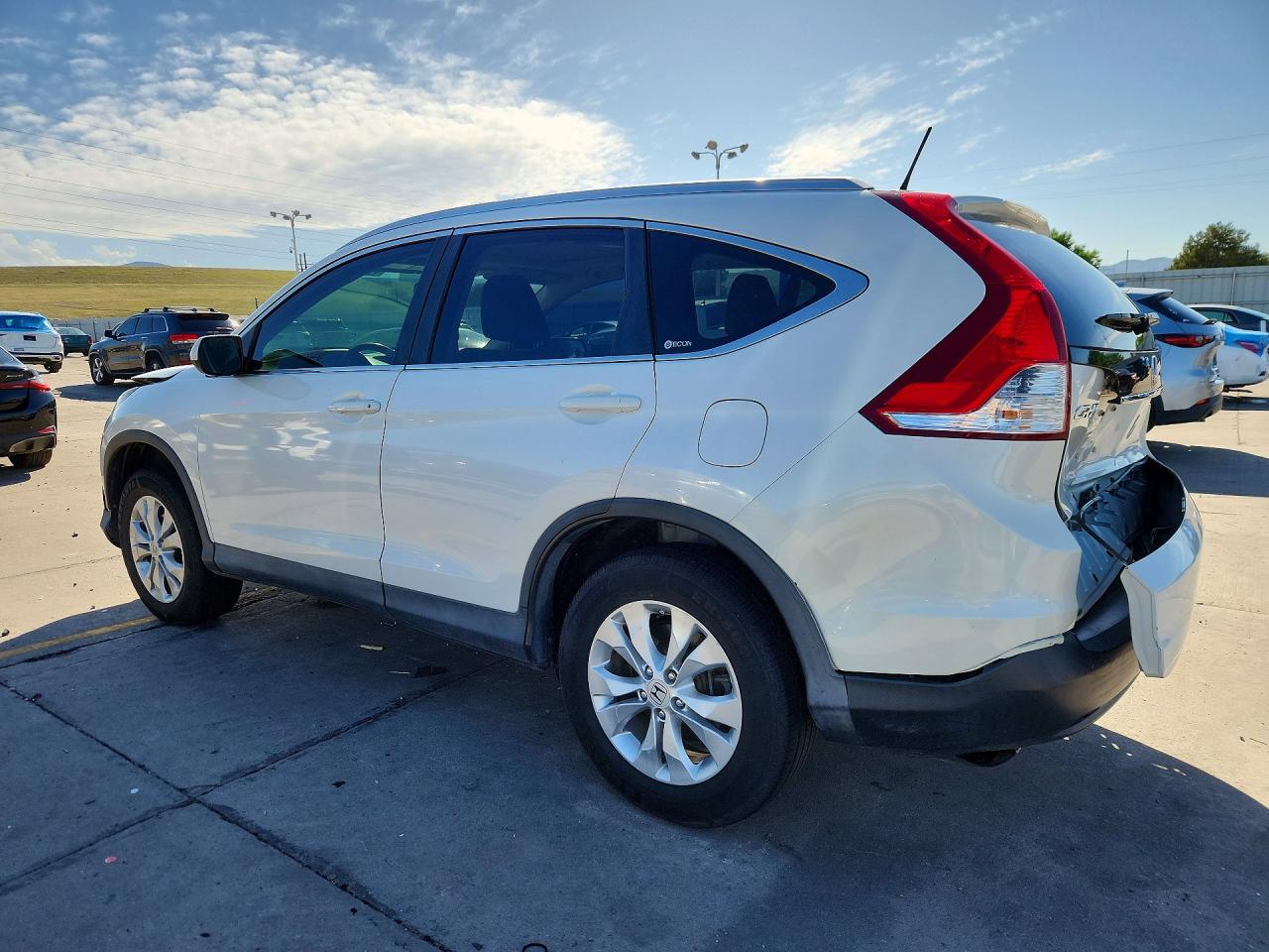 2012 Honda Cr-v Exl Белый vin: 5J6RM4H70CL039558
