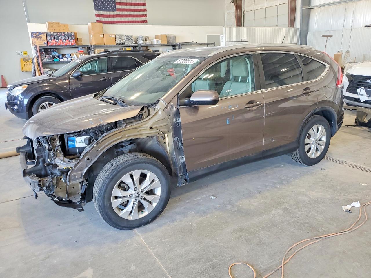 2012 Honda Cr-v Exl Gray vin: 5J6RM4H70CL051967