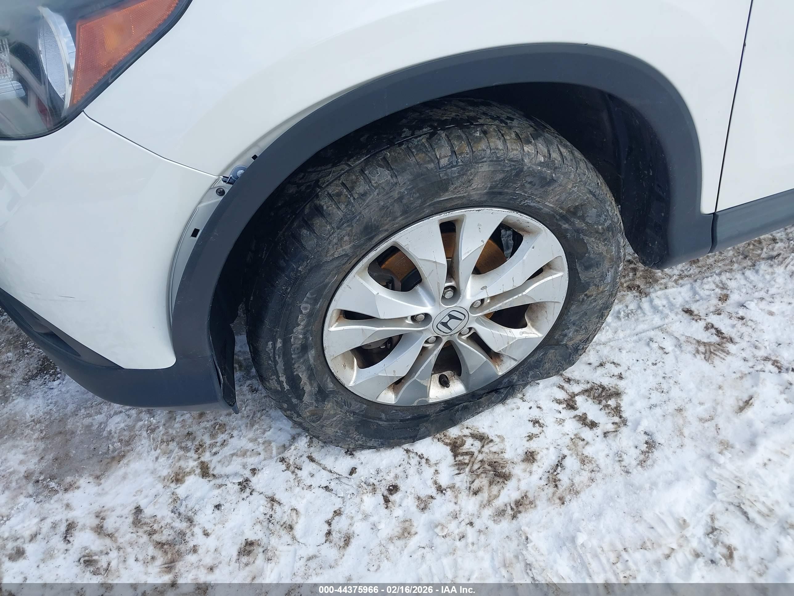 2012 Honda Cr-v Ex-l White vin: 5J6RM4H70CL062743