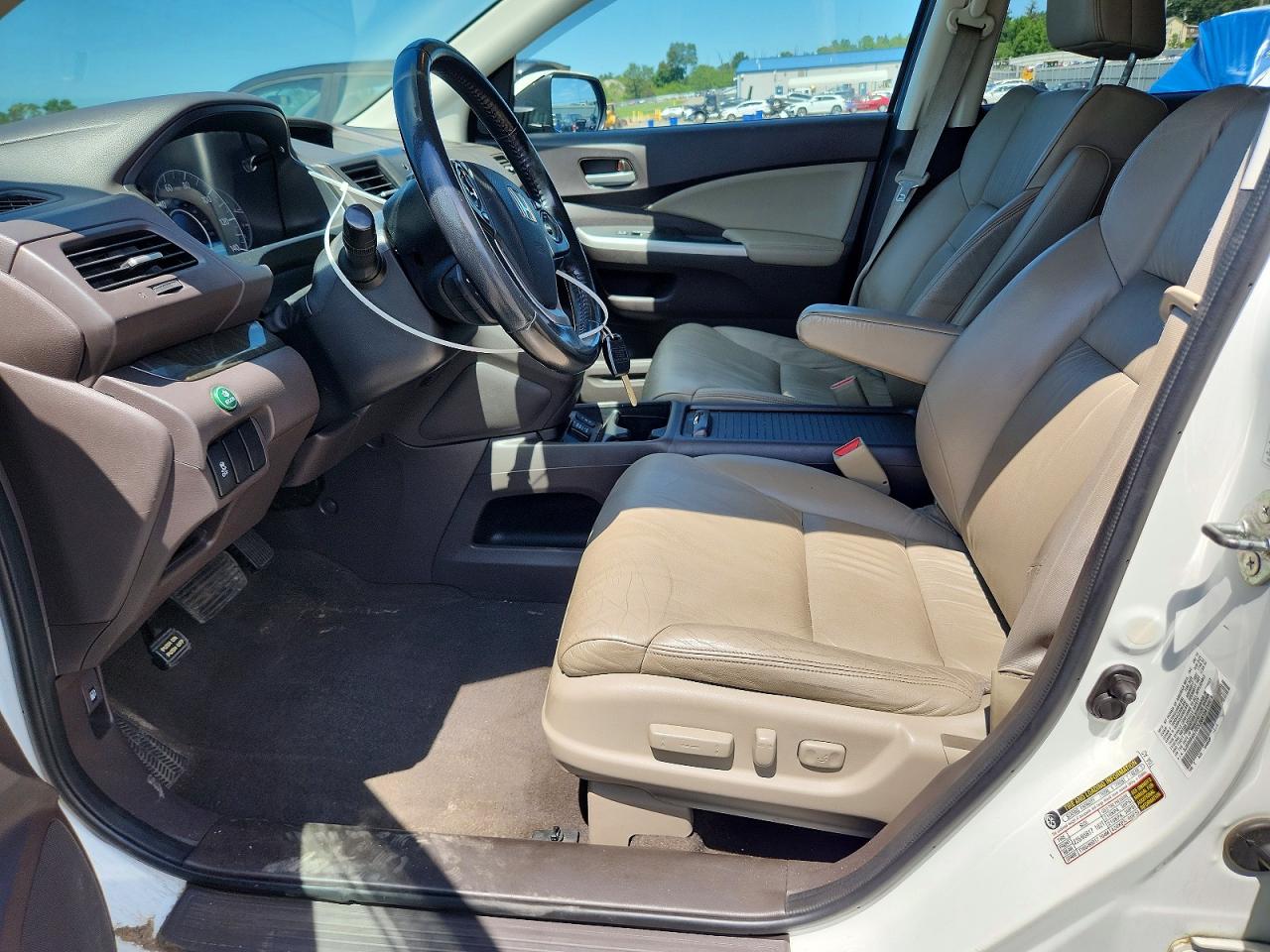 2012 Honda Cr-v Exl White vin: 5J6RM4H70CL068154
