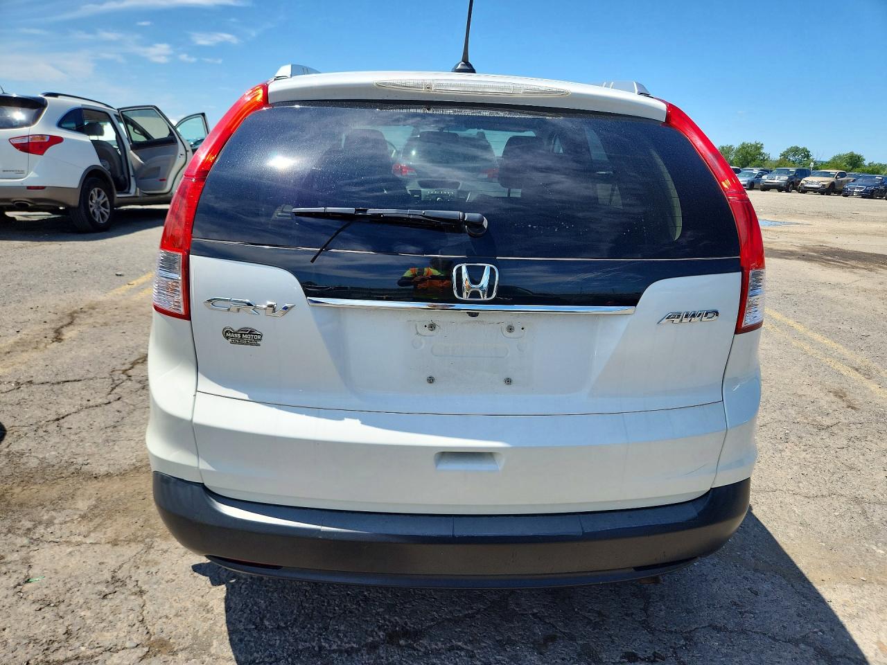 2012 Honda Cr-v Exl White vin: 5J6RM4H70CL068154
