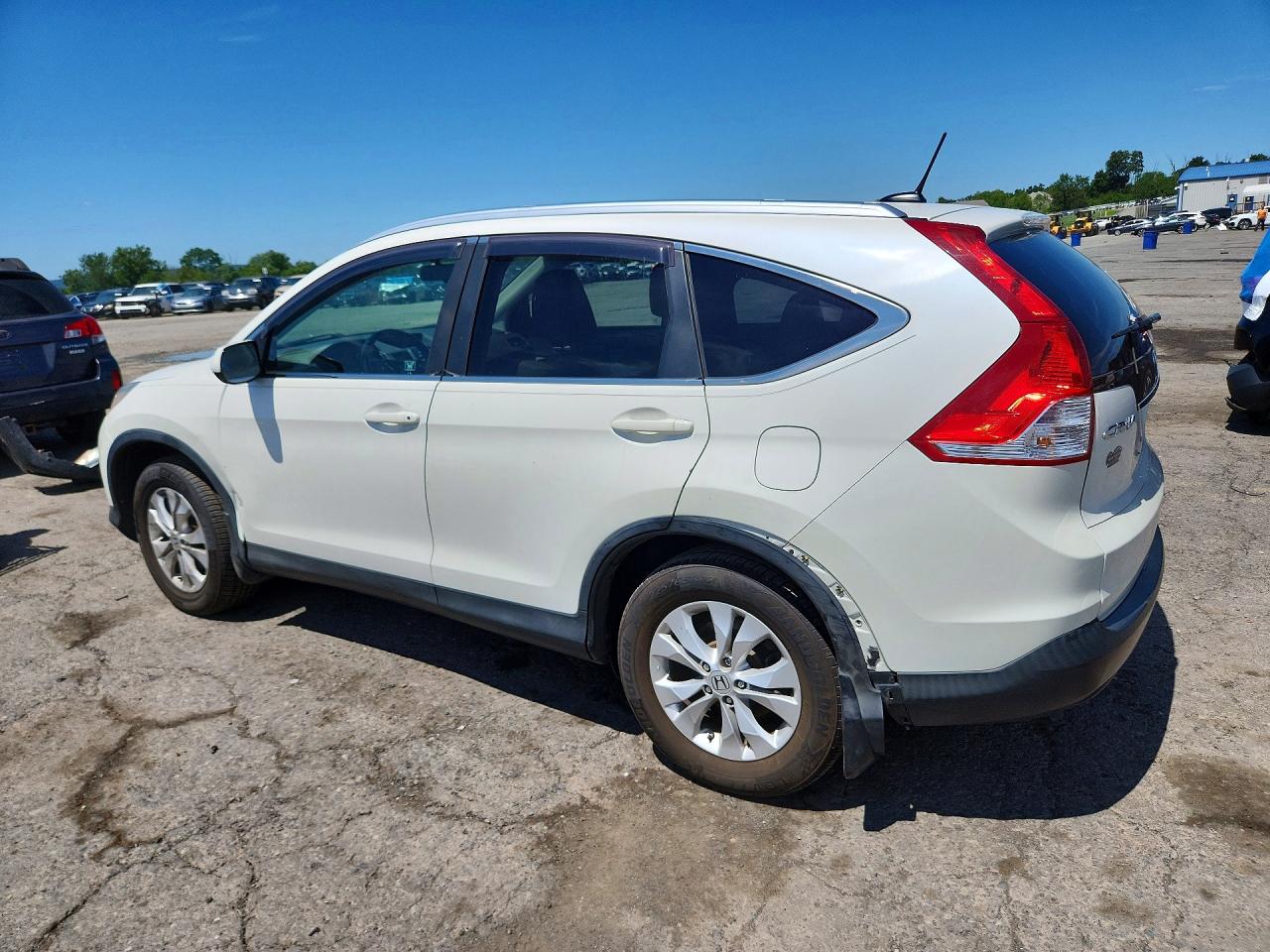 2012 Honda Cr-v Exl White vin: 5J6RM4H70CL068154