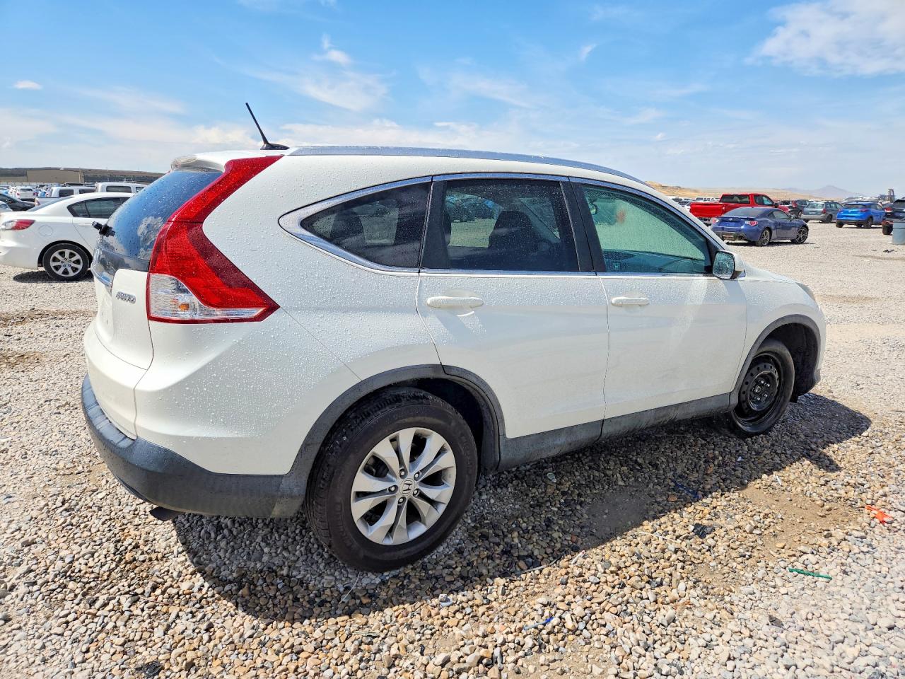2012 Honda Cr-v Exl White vin: 5J6RM4H70CL071068