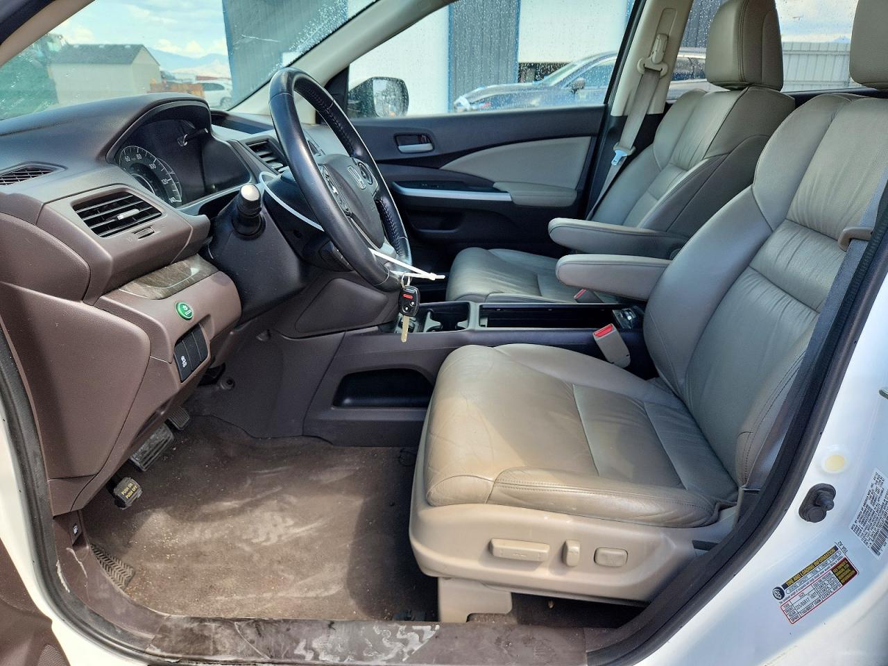 2012 Honda Cr-v Exl White vin: 5J6RM4H70CL071068