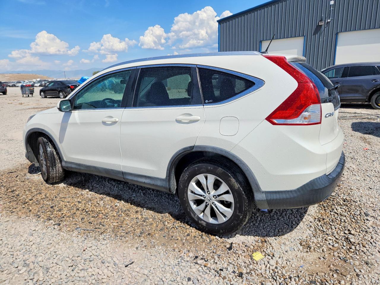 2012 Honda Cr-v Exl White vin: 5J6RM4H70CL071068