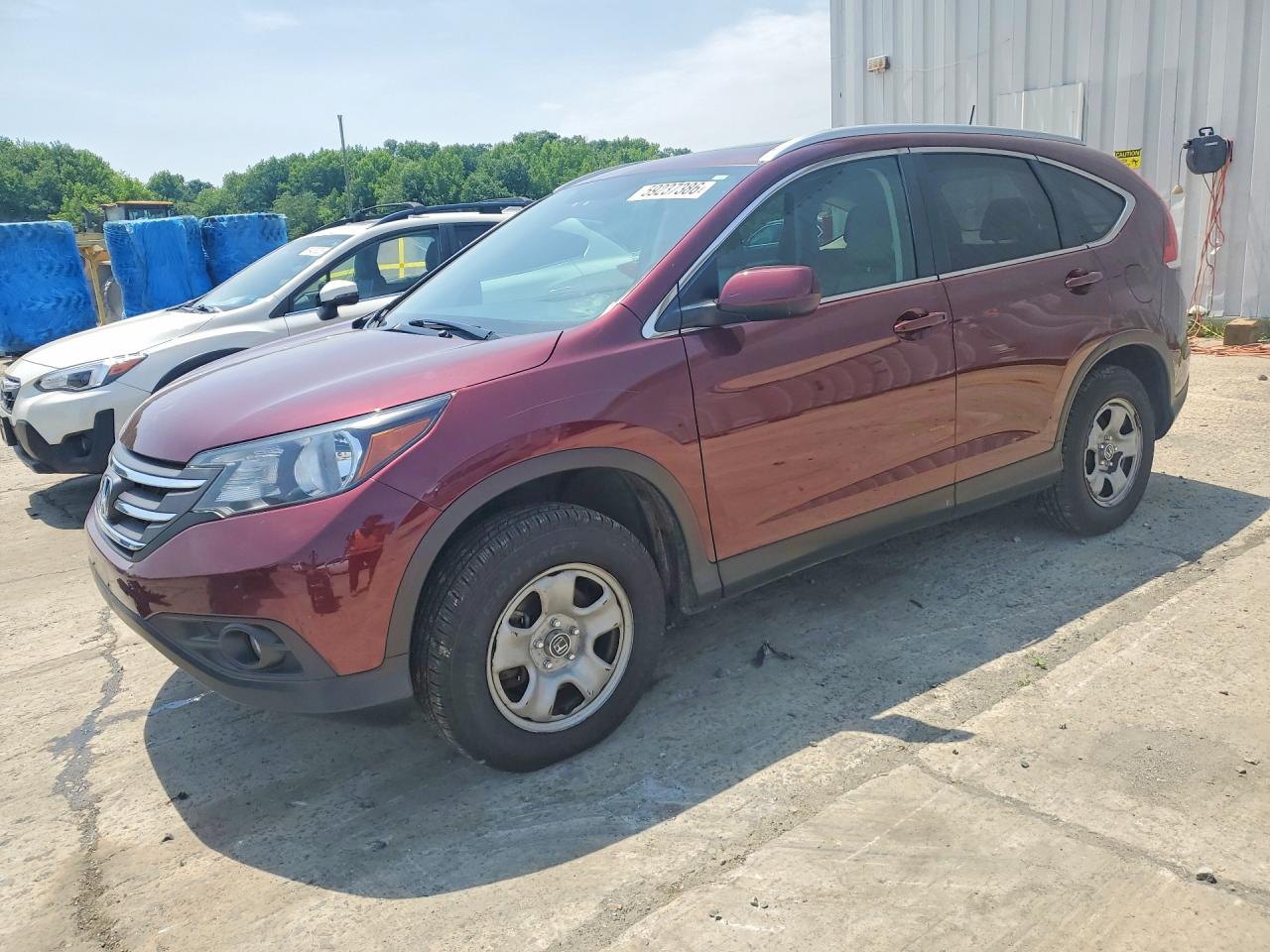 2013 Honda Cr-v Exl Burgundy vin: 5J6RM4H70DL004617