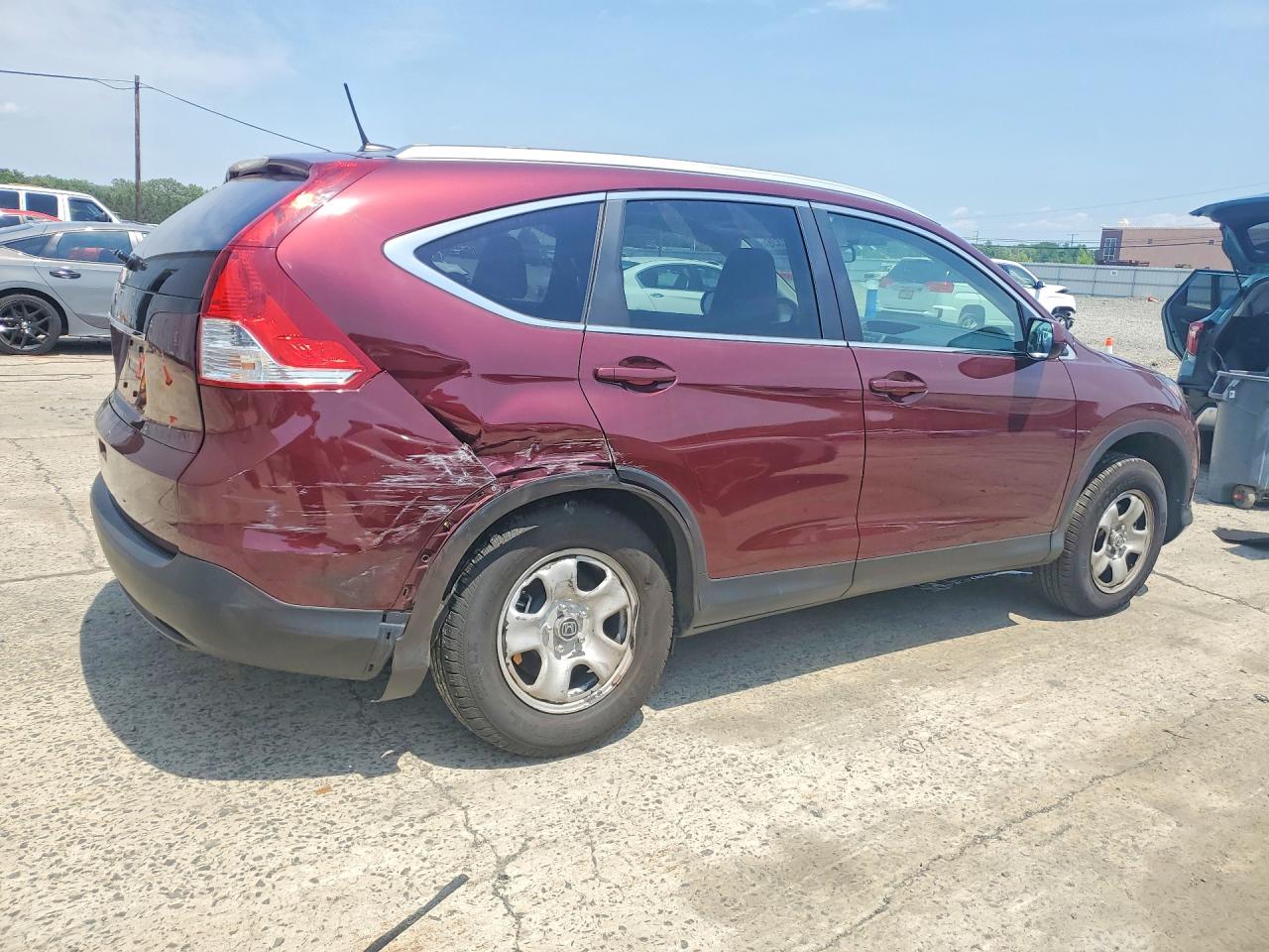 2013 Honda Cr-v Exl Burgundy vin: 5J6RM4H70DL004617