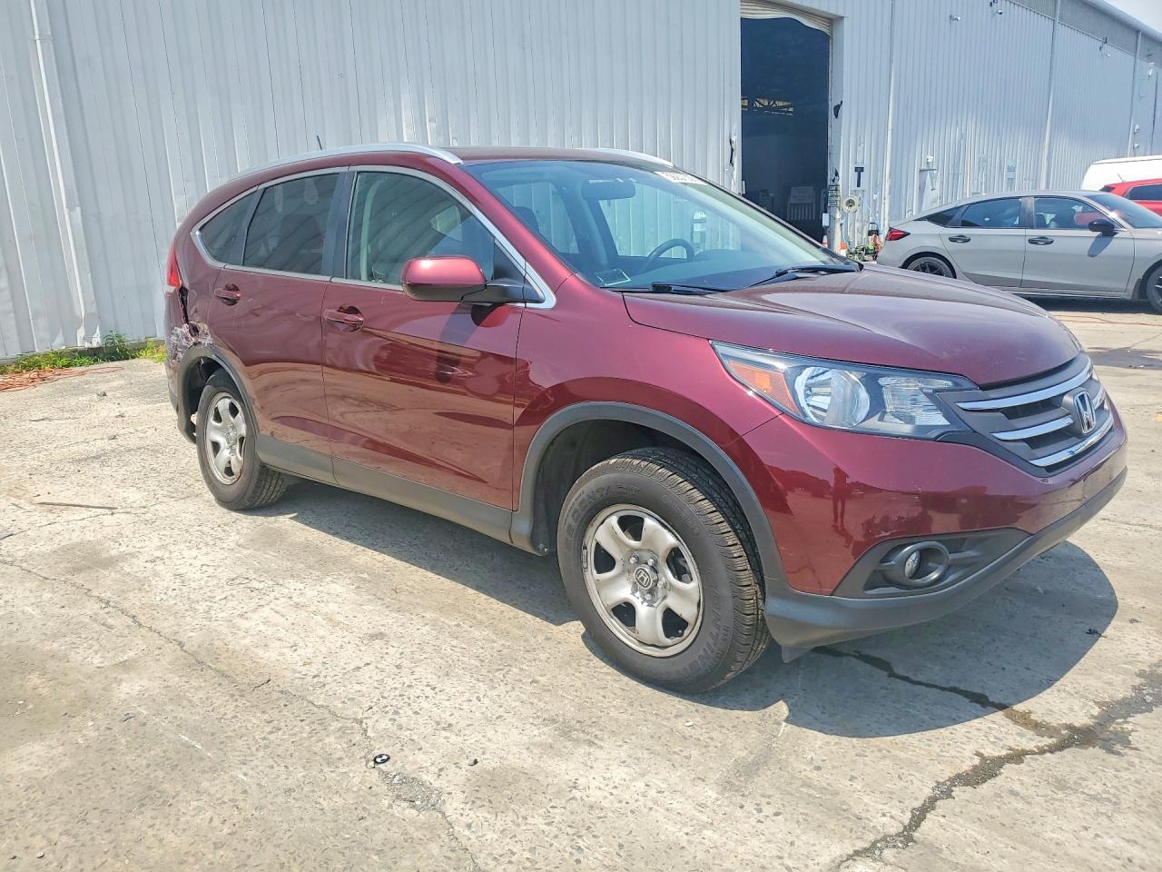 2013 Honda Cr-v Exl Burgundy vin: 5J6RM4H70DL004617