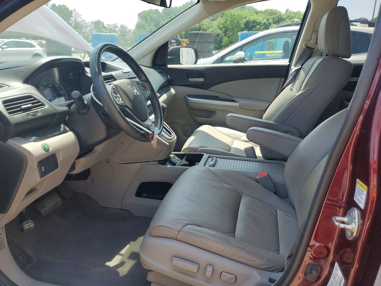 2013 Honda Cr-v Exl Burgundy vin: 5J6RM4H70DL004617