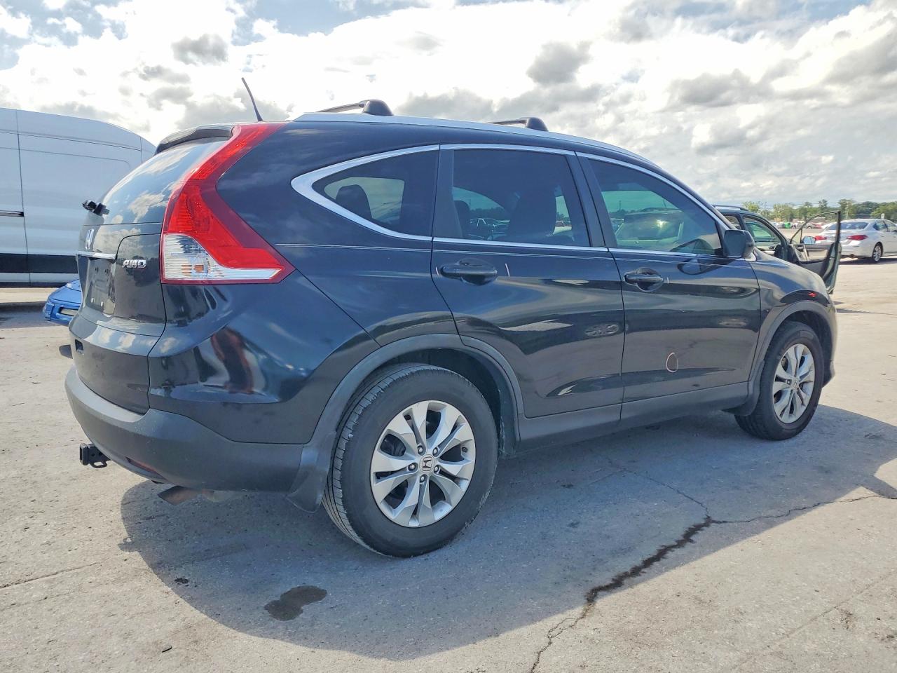 2013 Honda Cr-v Exl Black vin: 5J6RM4H70DL009221