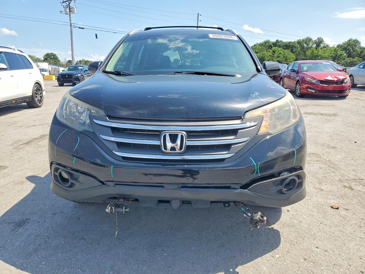 2013 Honda Cr-v Exl Black vin: 5J6RM4H70DL009221