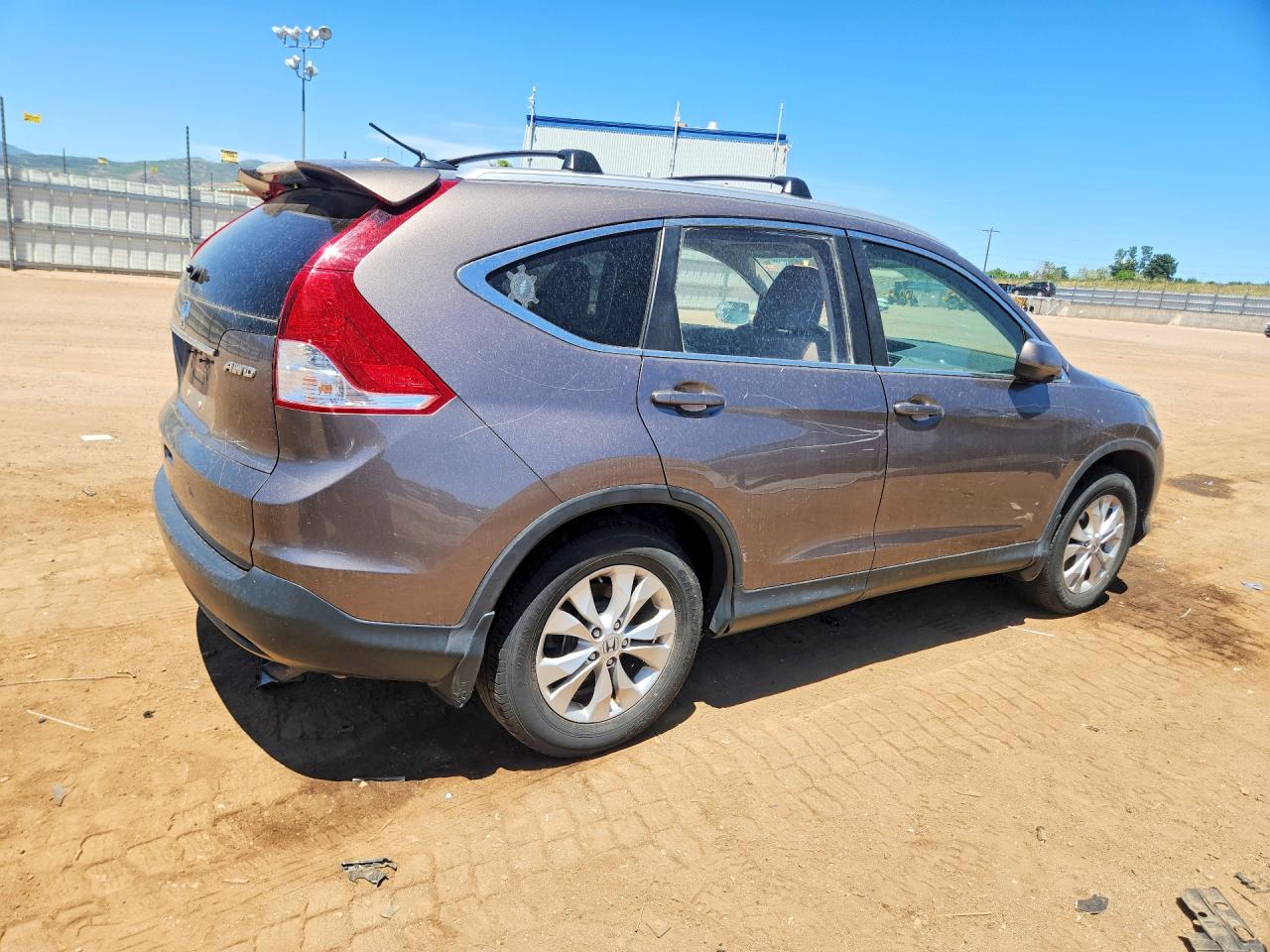 2013 Honda Cr-v Exl Charcoal vin: 5J6RM4H70DL026164