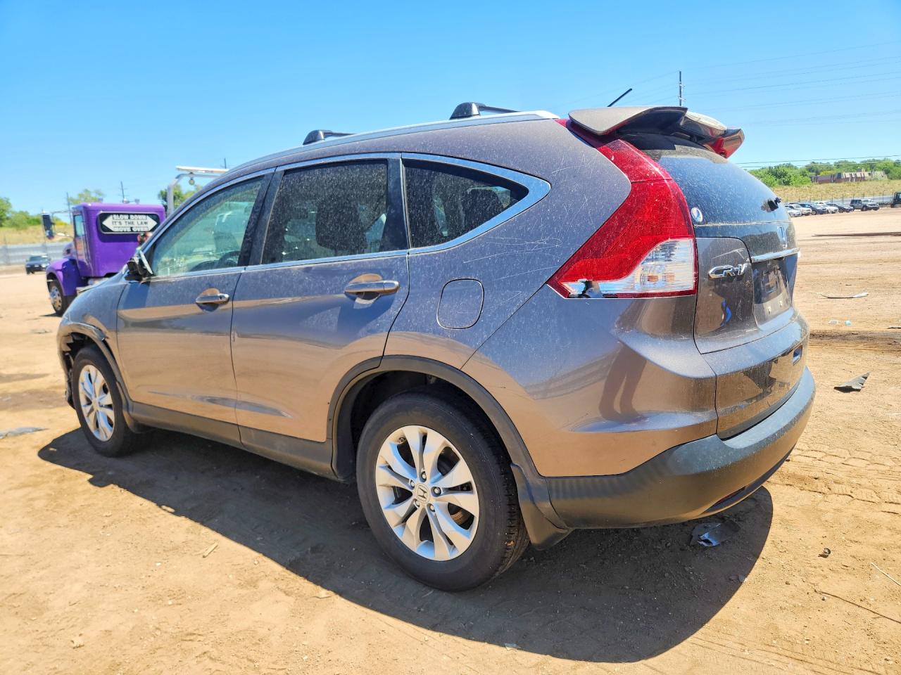 2013 Honda Cr-v Exl Charcoal vin: 5J6RM4H70DL026164