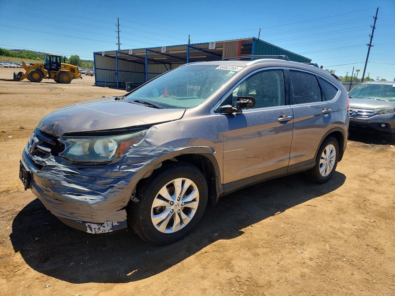 2013 Honda Cr-v Exl Charcoal vin: 5J6RM4H70DL026164