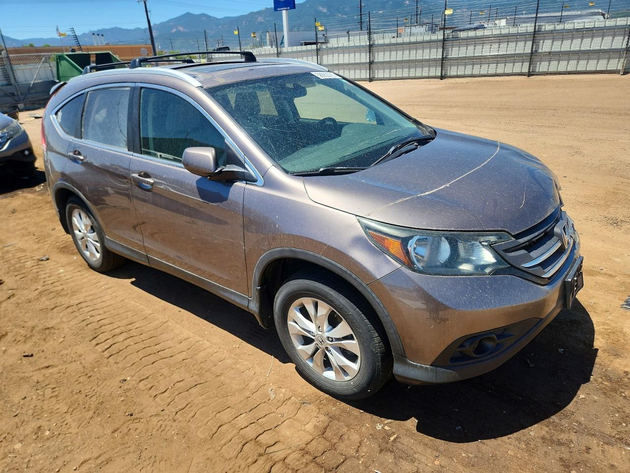 2013 Honda Cr-v Exl Charcoal vin: 5J6RM4H70DL026164