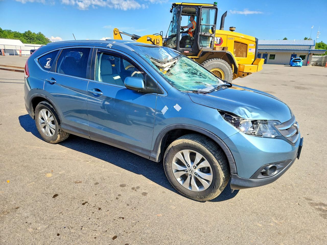 2013 Honda Cr-v Exl Синий vin: 5J6RM4H70DL033213