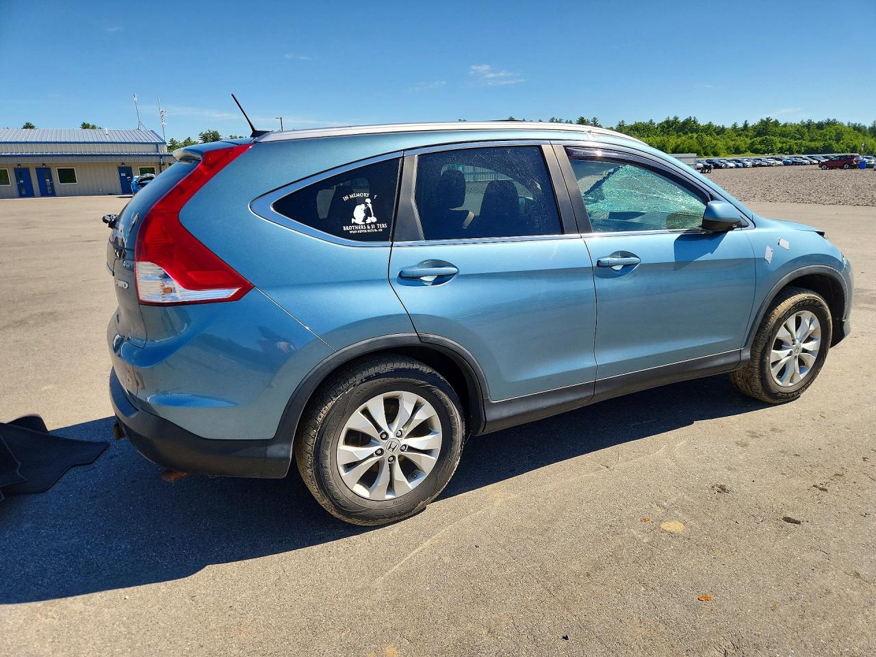 2013 Honda Cr-v Exl Синий vin: 5J6RM4H70DL033213