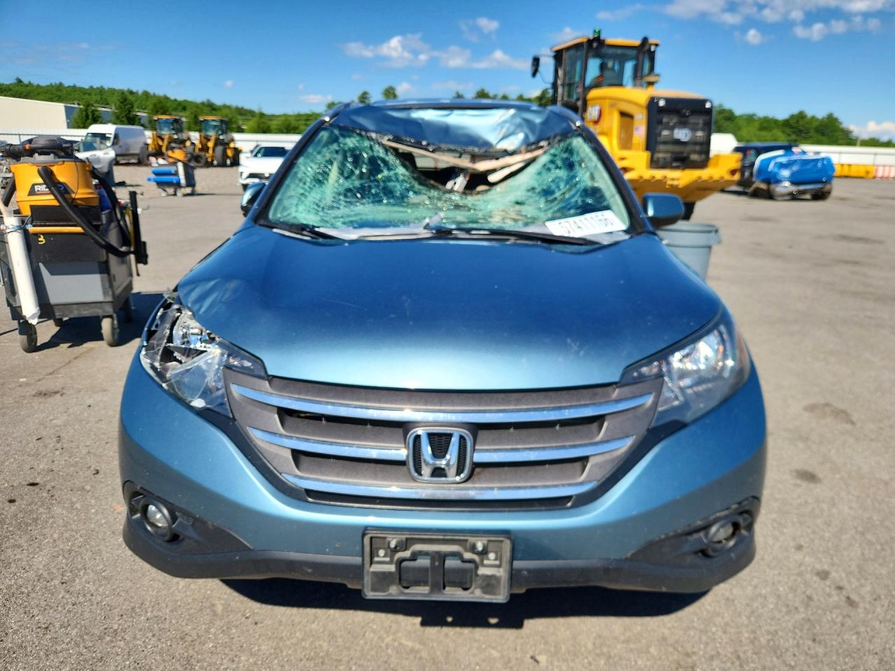 2013 Honda Cr-v Exl Синий vin: 5J6RM4H70DL033213
