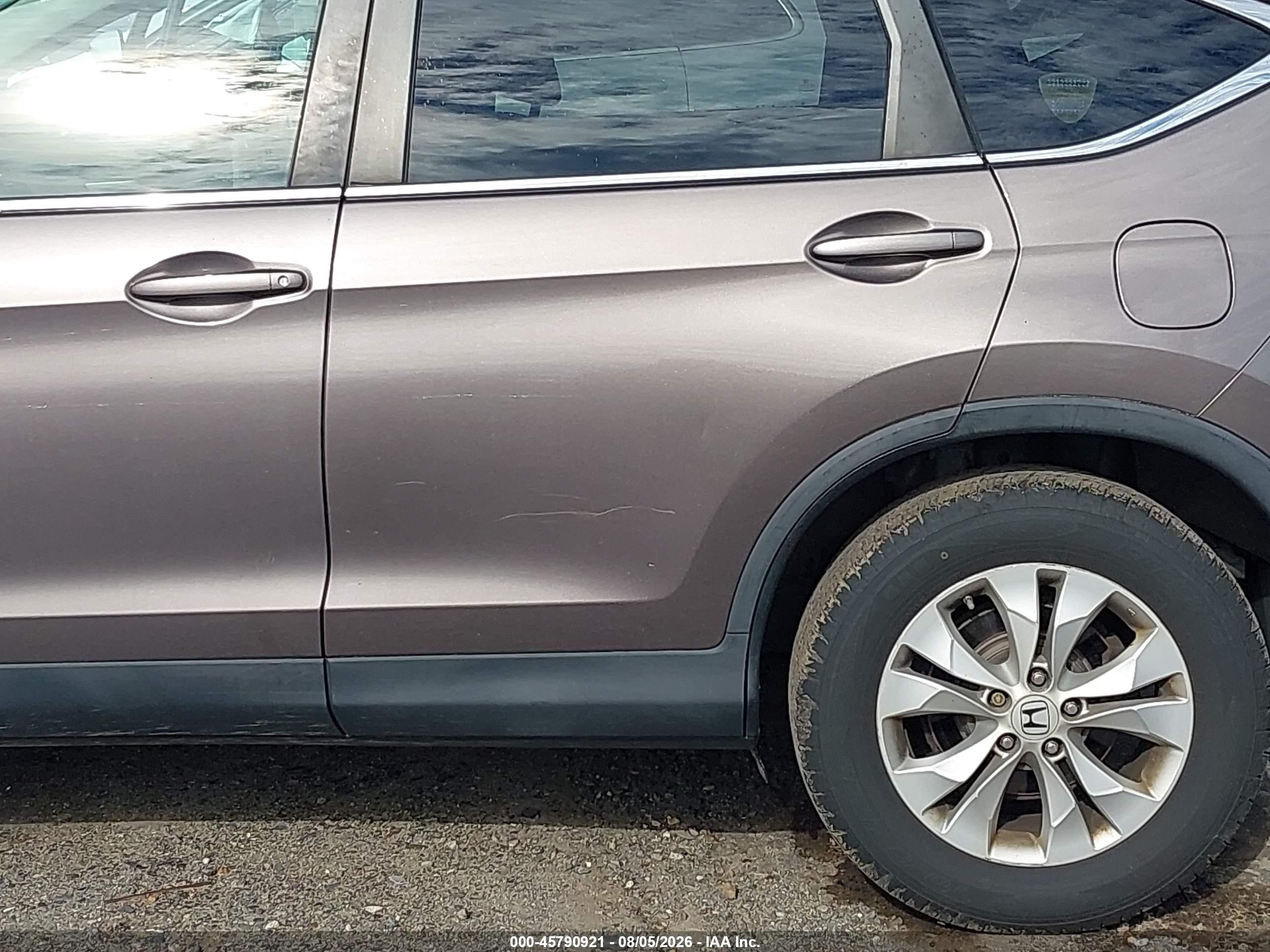 2013 Honda Cr-v Ex-l Brown vin: 5J6RM4H70DL037360