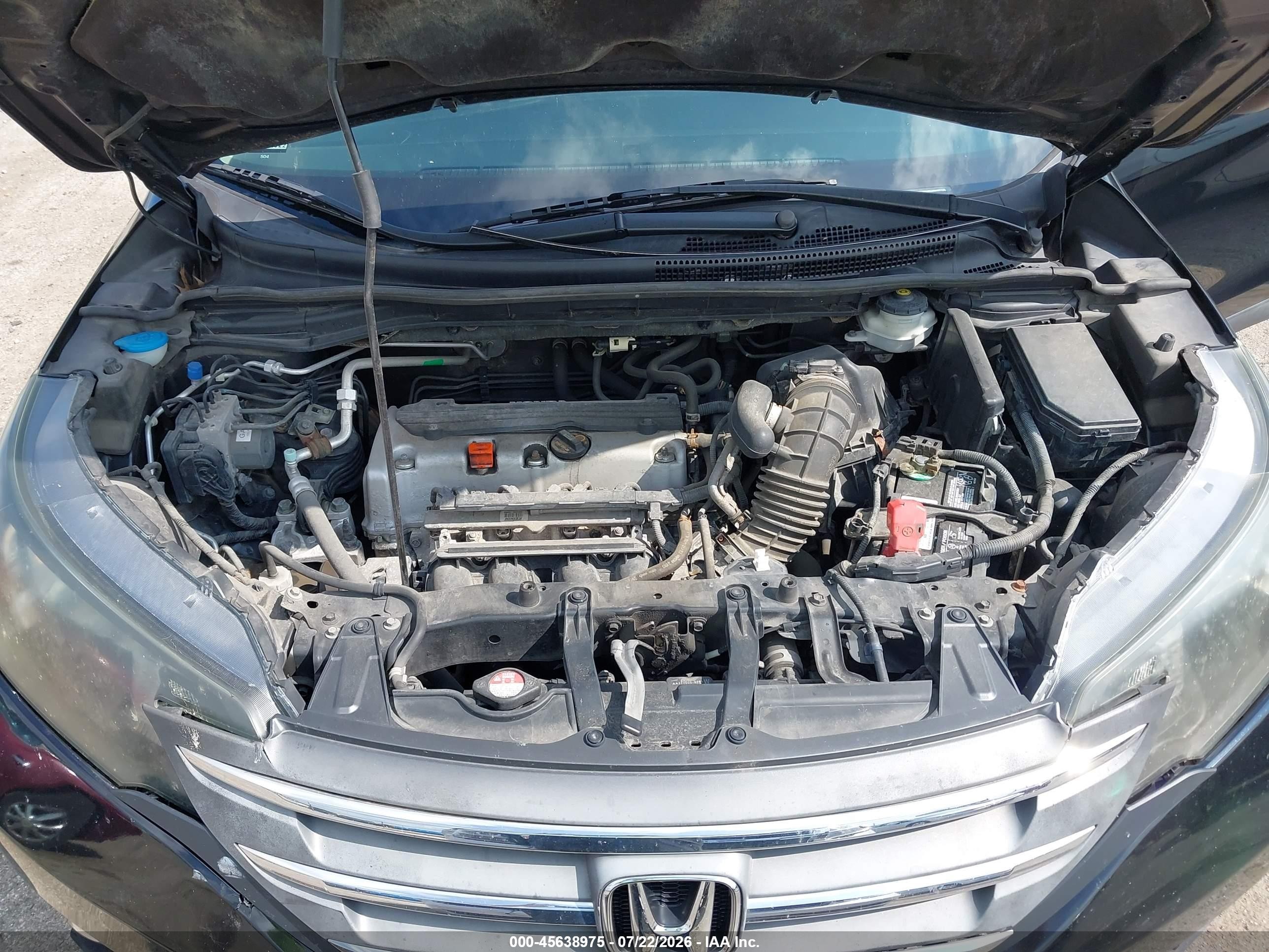 2013 Honda Cr-v Ex-l Черный vin: 5J6RM4H70DL055759