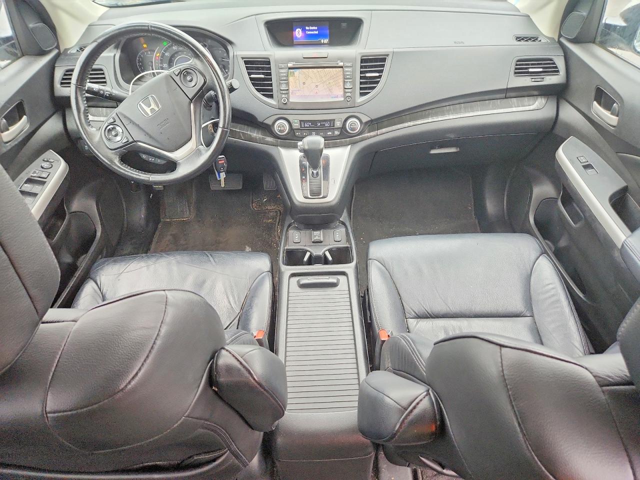 2013 Honda Crv White vin: 5J6RM4H70DL056104