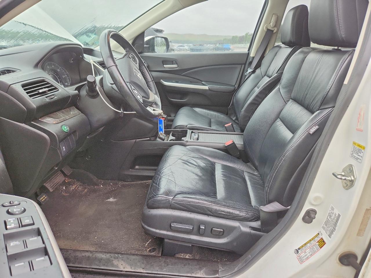 2013 Honda Crv White vin: 5J6RM4H70DL056104