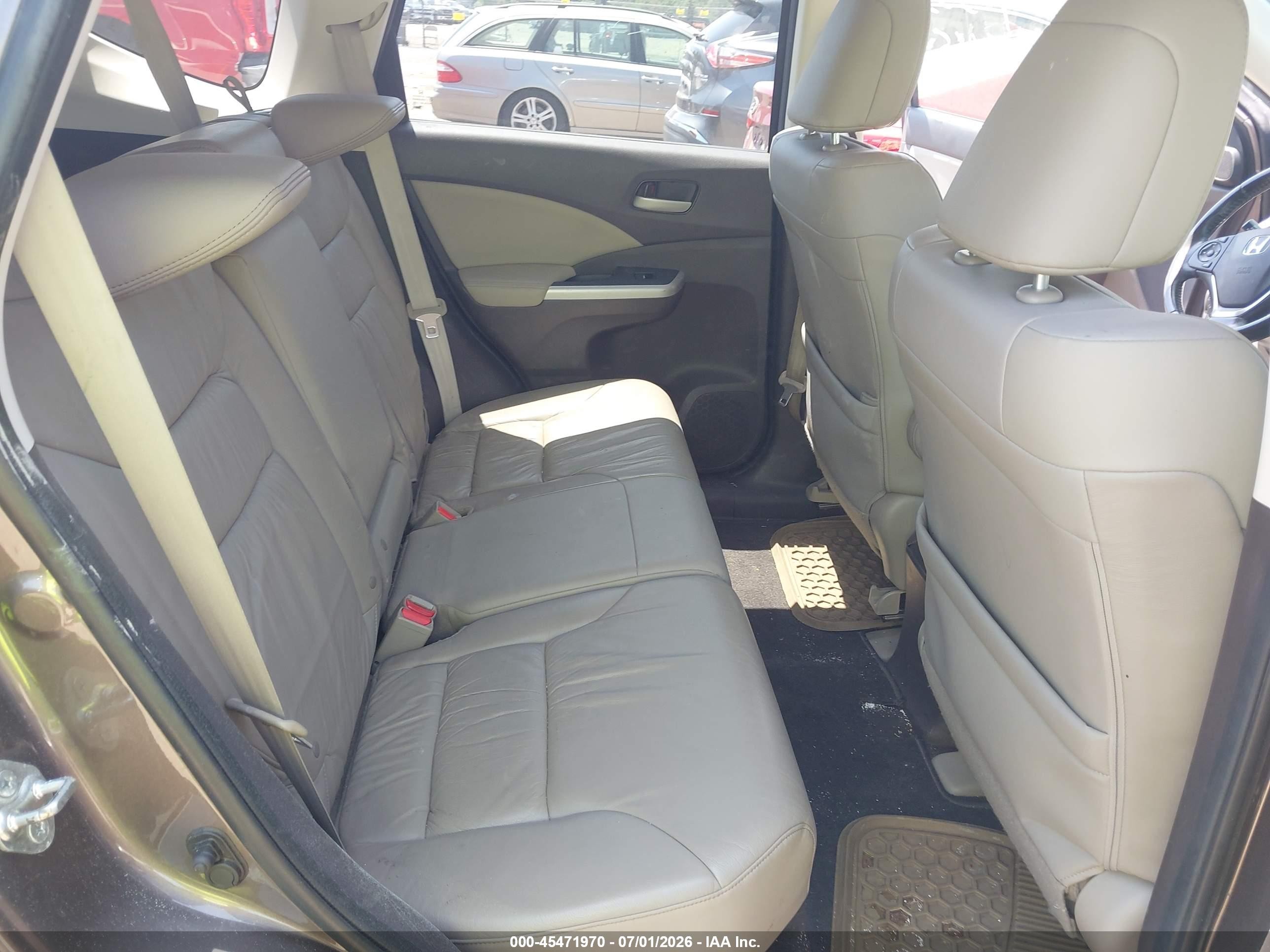 2013 Honda Cr-v Ex-l Brown vin: 5J6RM4H70DL062551
