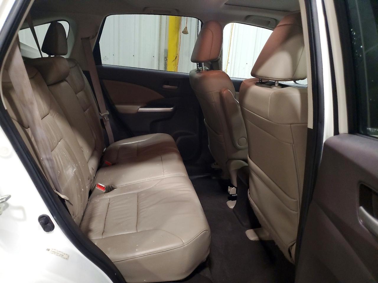 2013 Honda Cr-v Exl White vin: 5J6RM4H70DL064185