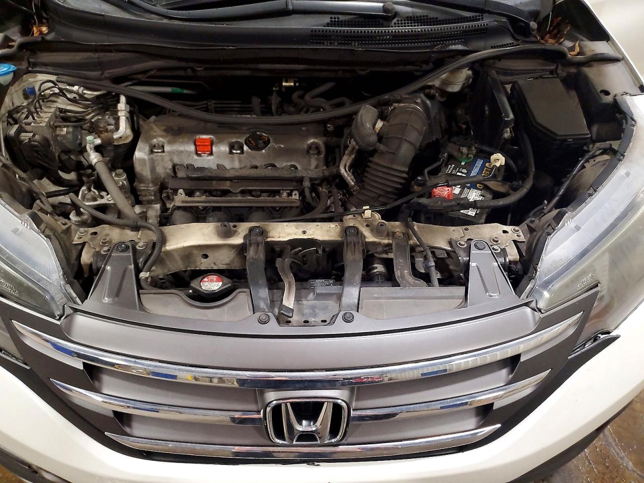 2013 Honda Cr-v Exl White vin: 5J6RM4H70DL064185