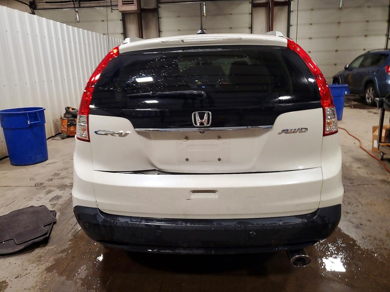 2013 Honda Cr-v Exl White vin: 5J6RM4H70DL064185