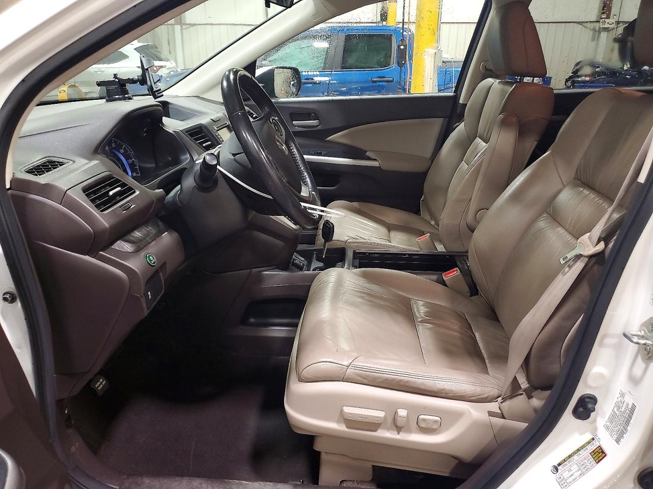 2013 Honda Cr-v Exl White vin: 5J6RM4H70DL064185