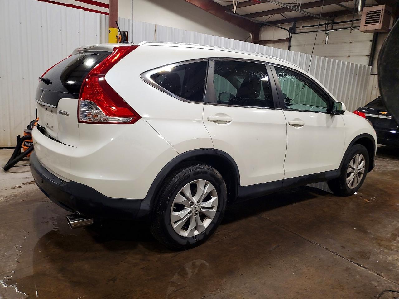2013 Honda Cr-v Exl White vin: 5J6RM4H70DL064185
