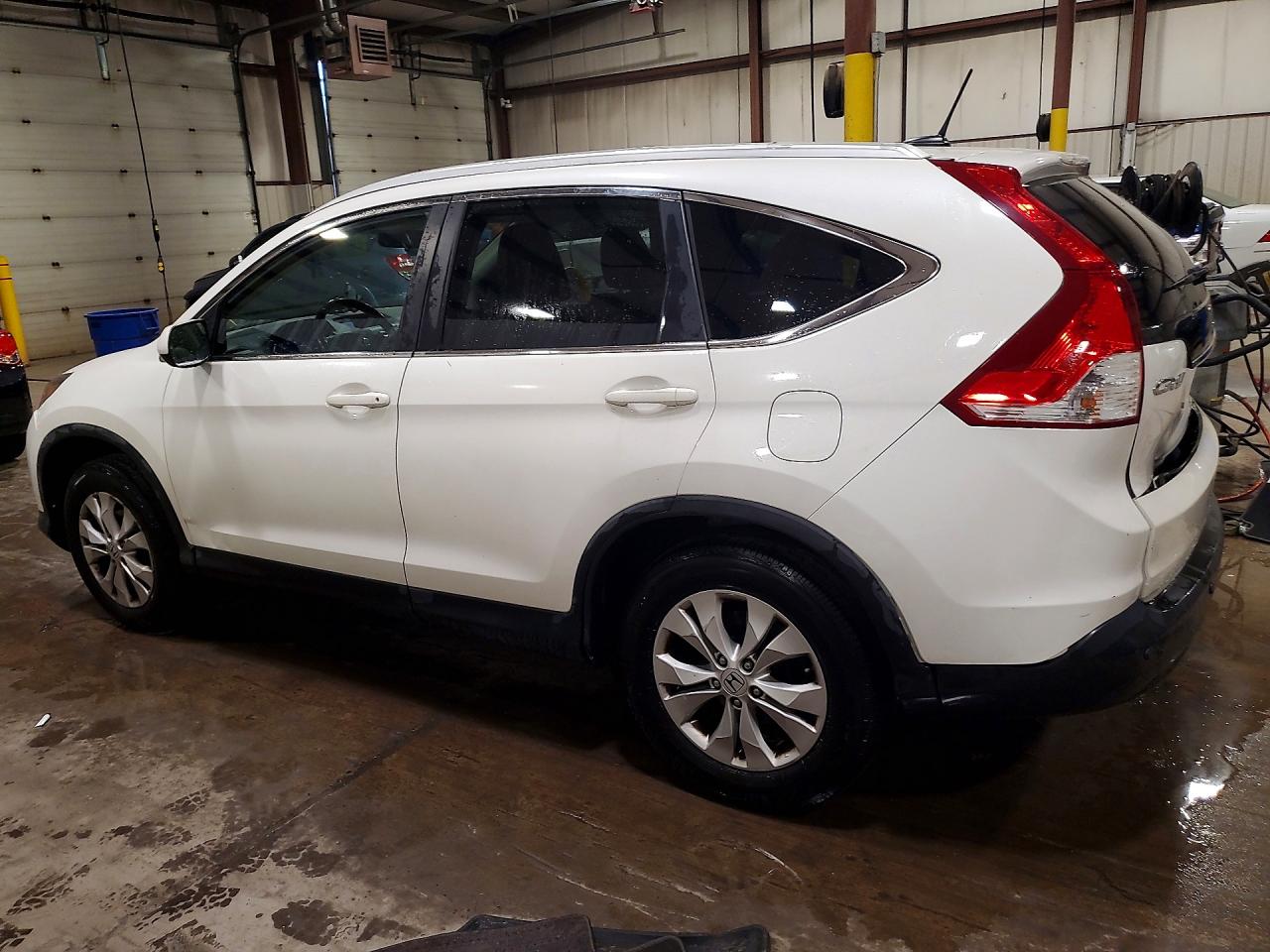 2013 Honda Cr-v Exl White vin: 5J6RM4H70DL064185