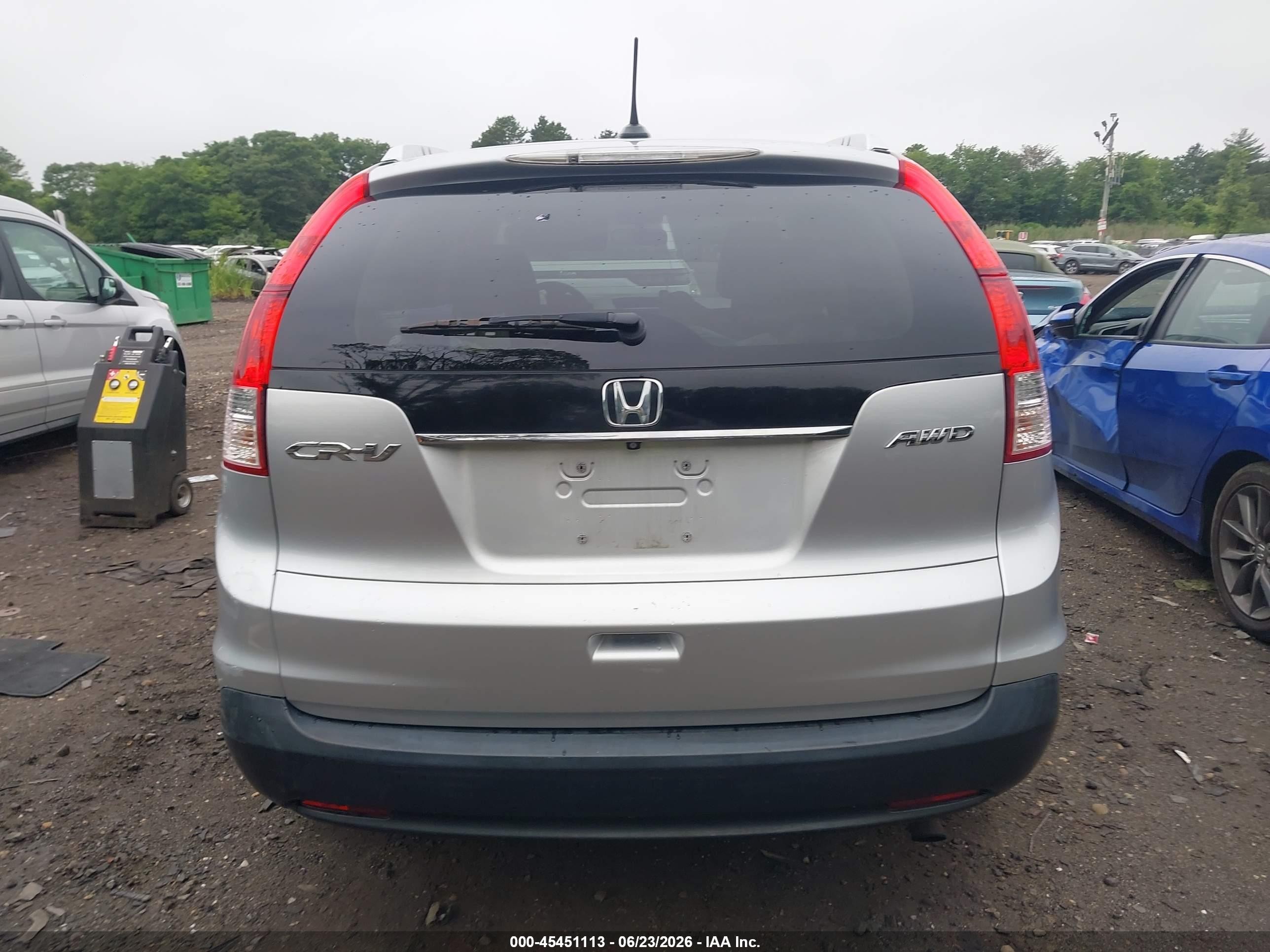 2014 Honda Cr-v Ex-l Gray vin: 5J6RM4H70EL060042