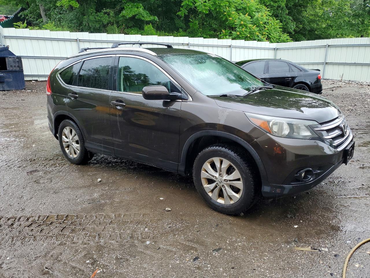 2014 Honda Cr-v Exl Brown vin: 5J6RM4H70EL064687