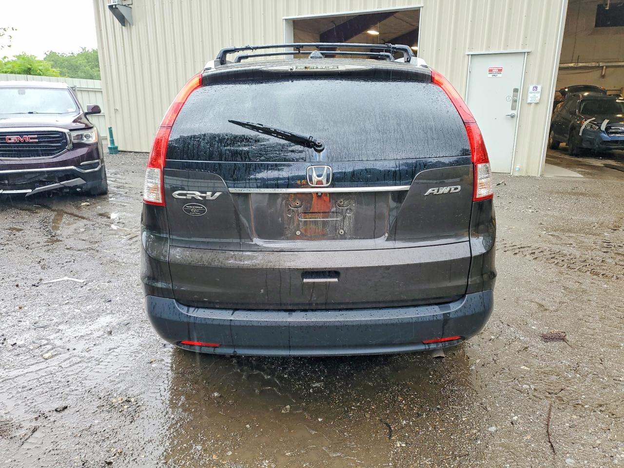 2014 Honda Cr-v Exl Brown vin: 5J6RM4H70EL064687