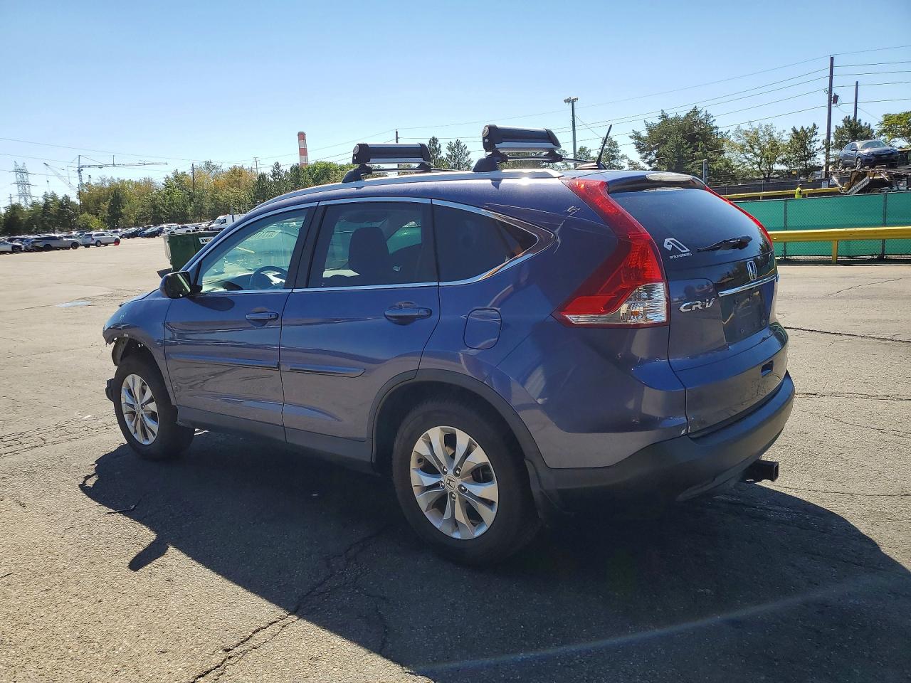 2014 Honda Cr-v Exl Blue vin: 5J6RM4H70EL073261