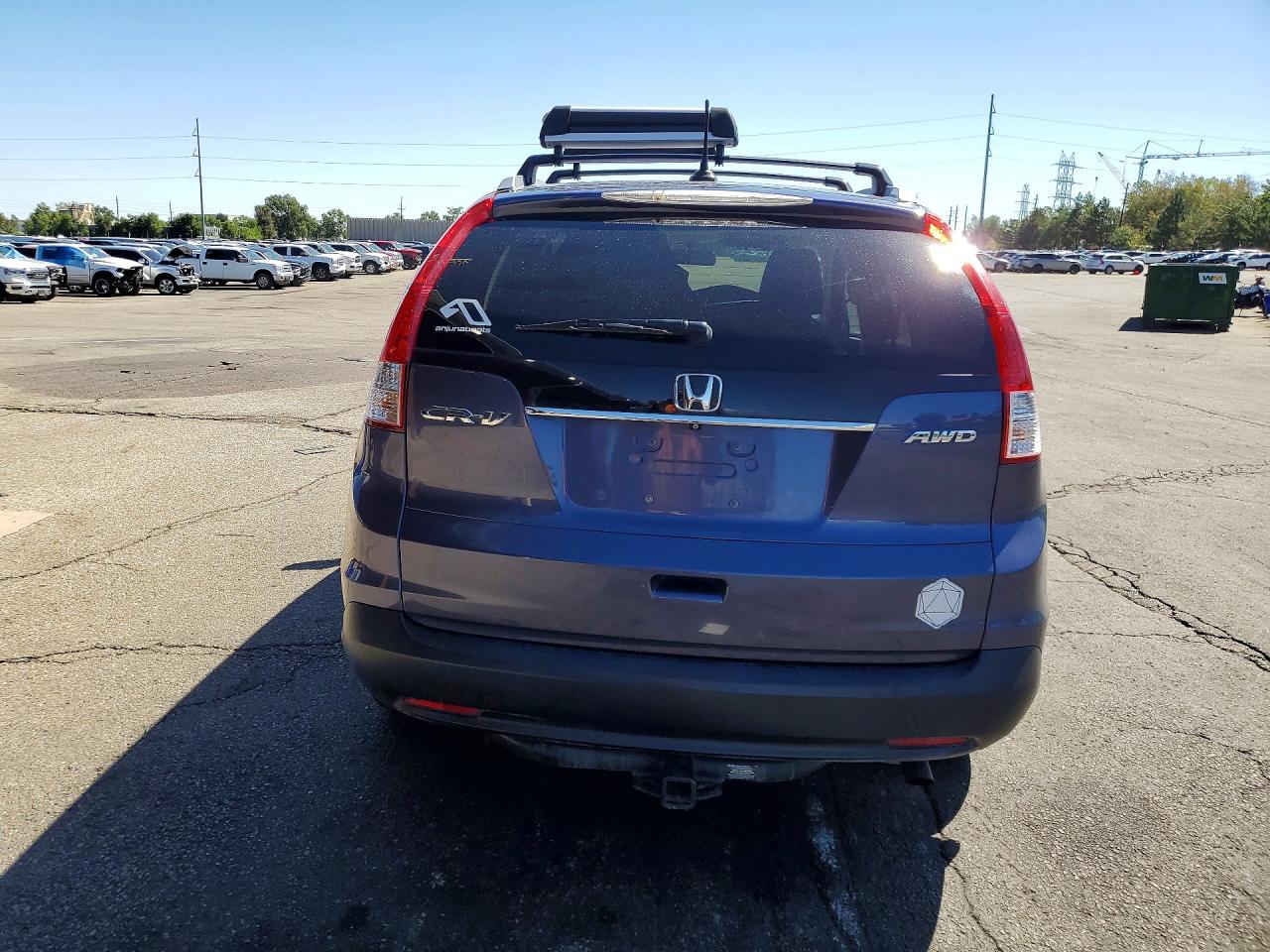 2014 Honda Cr-v Exl Blue vin: 5J6RM4H70EL073261