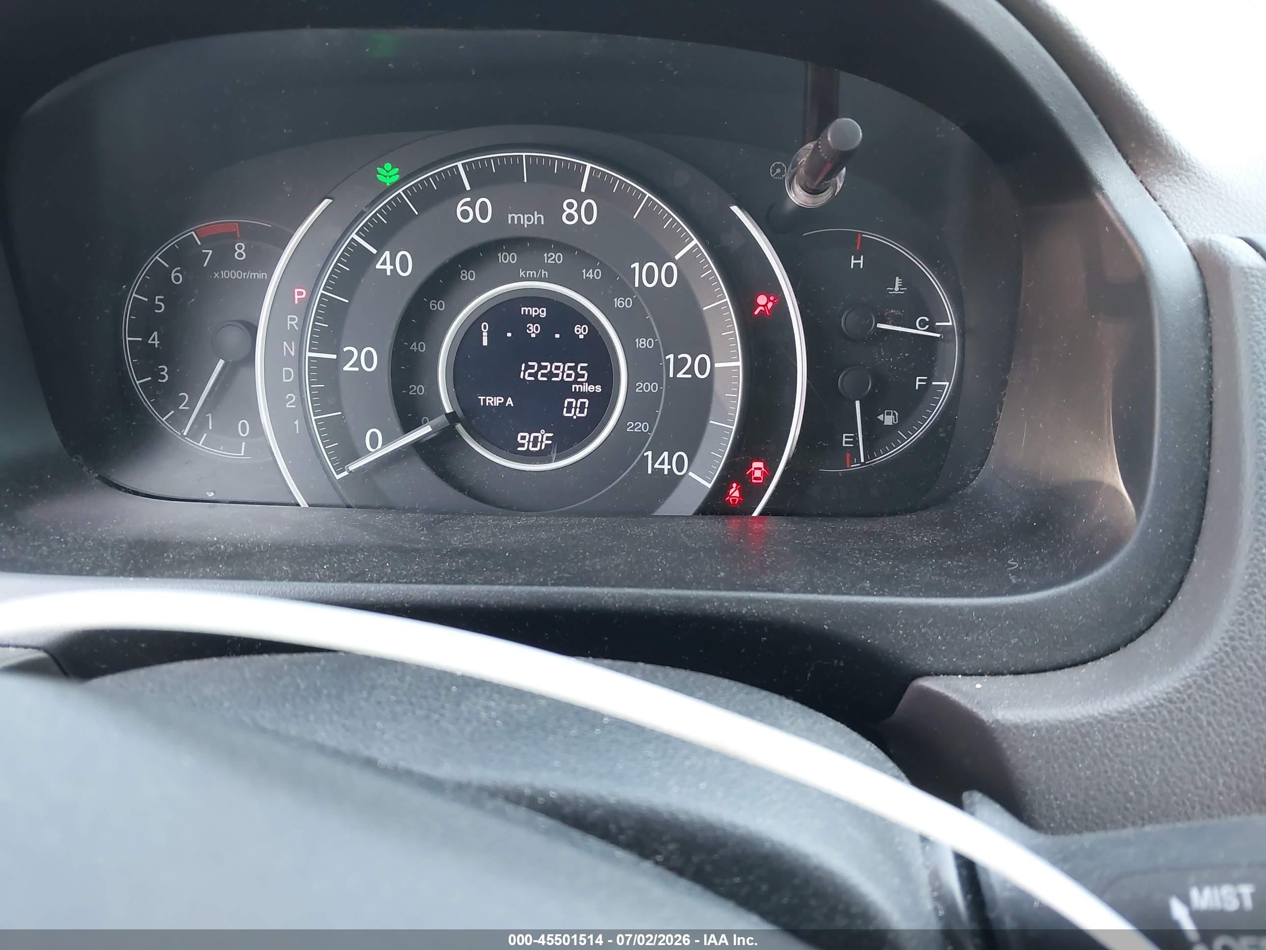 2014 Honda Cr-v Ex-l White vin: 5J6RM4H70EL074040