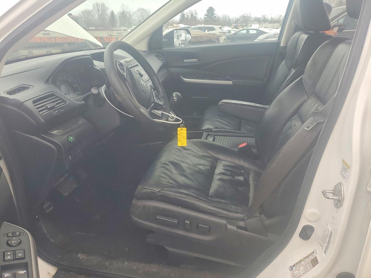2014 Honda Cr-v Exl White vin: 5J6RM4H70EL094515