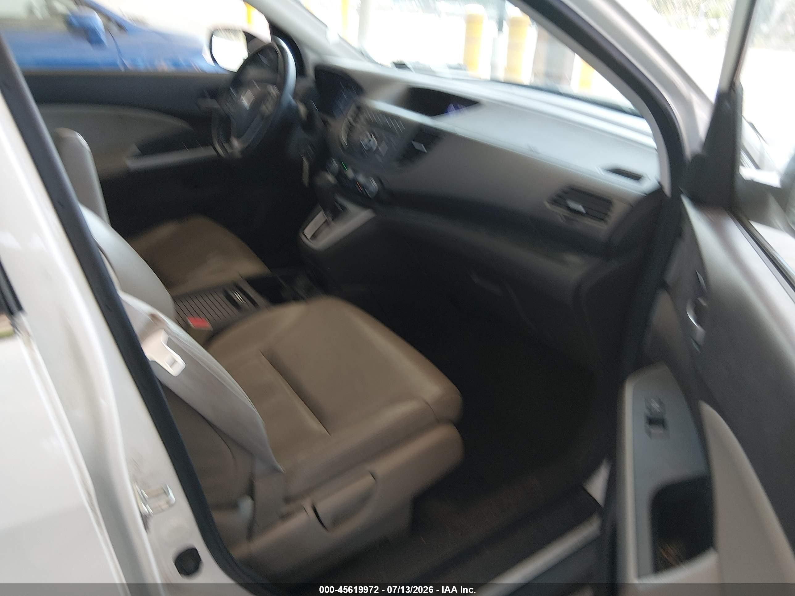 2014 Honda Cr-v Ex-l White vin: 5J6RM4H70EL095230